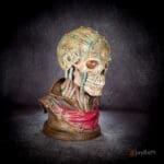 Aztec Skull Resin Bust