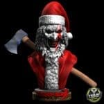 Christmas Horror Clown Art Bust Pre-Order