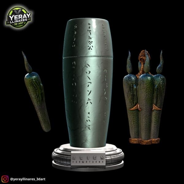 Prometheus Toxin Canister – Biohazard Prop Replica - Jay Bart